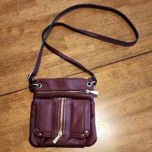 Elegant Burgundy Crossbody Bag